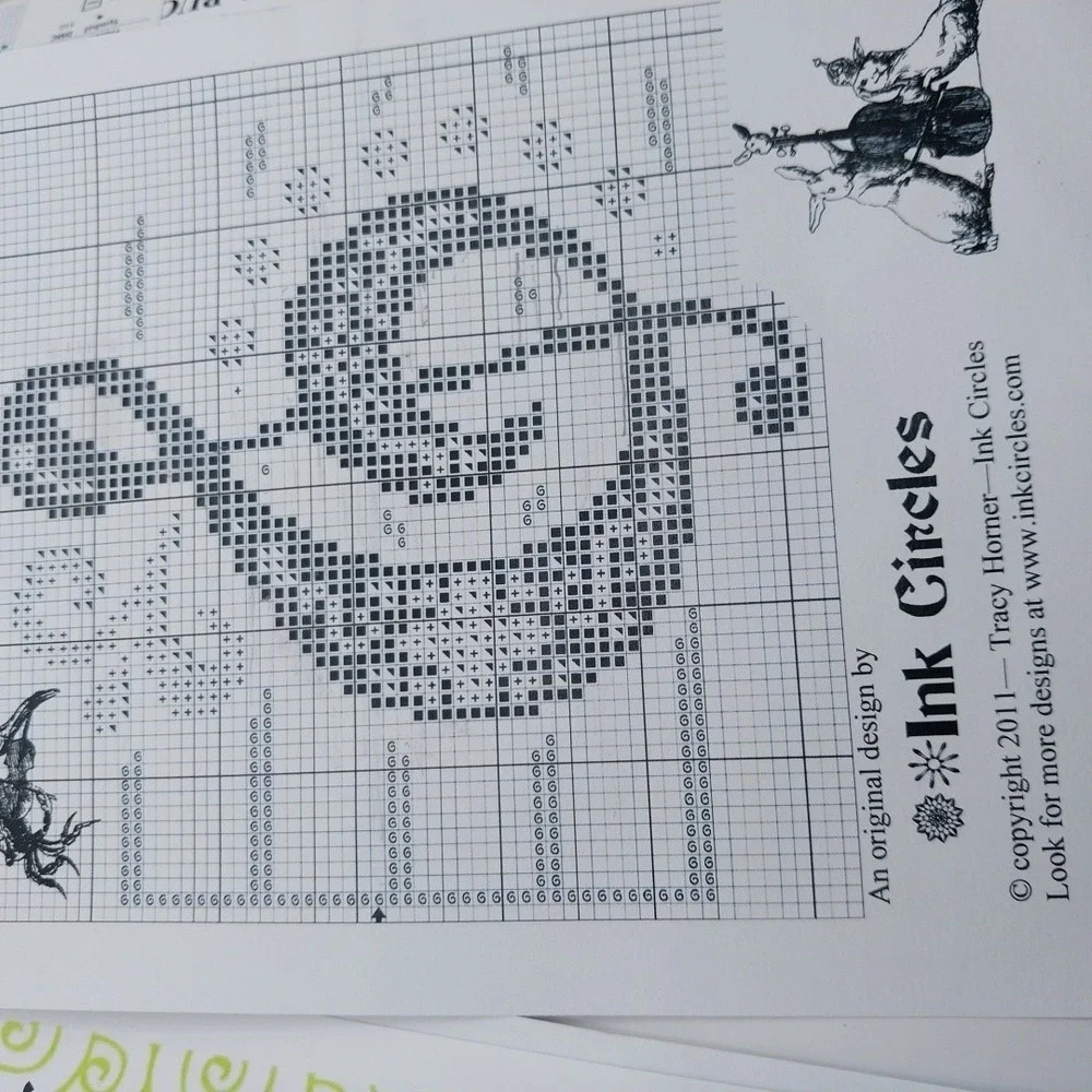 Miscellaneous Crosstitch Patterns Lot Of 7+ Ohio State University Angels Treble